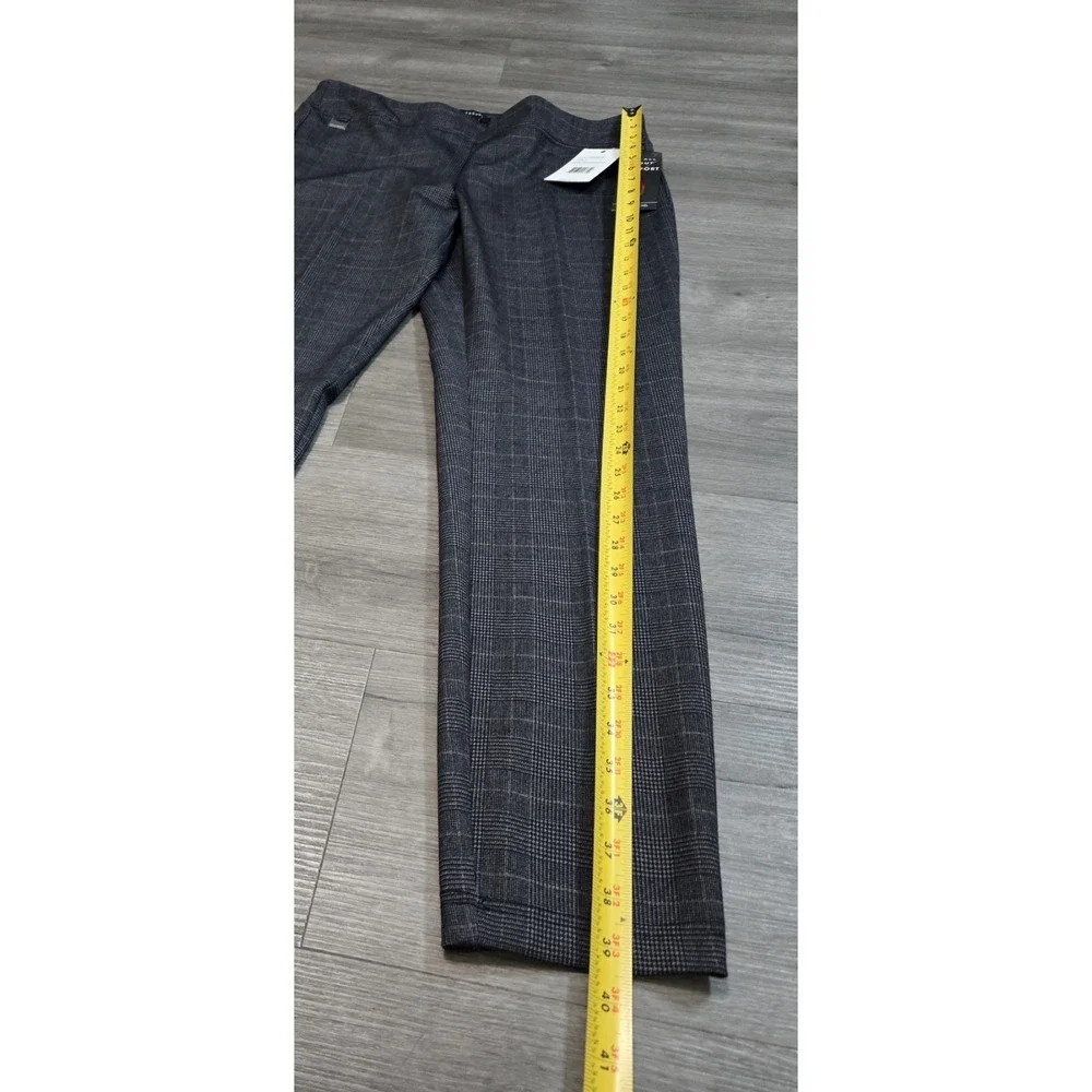 NWT Zac & Rachel Womens Stretch Figure Defining Pull On Pants Plaid Size Large - Picture 11 of 12